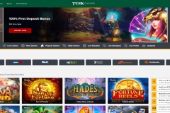 Tusk Casino Home Page